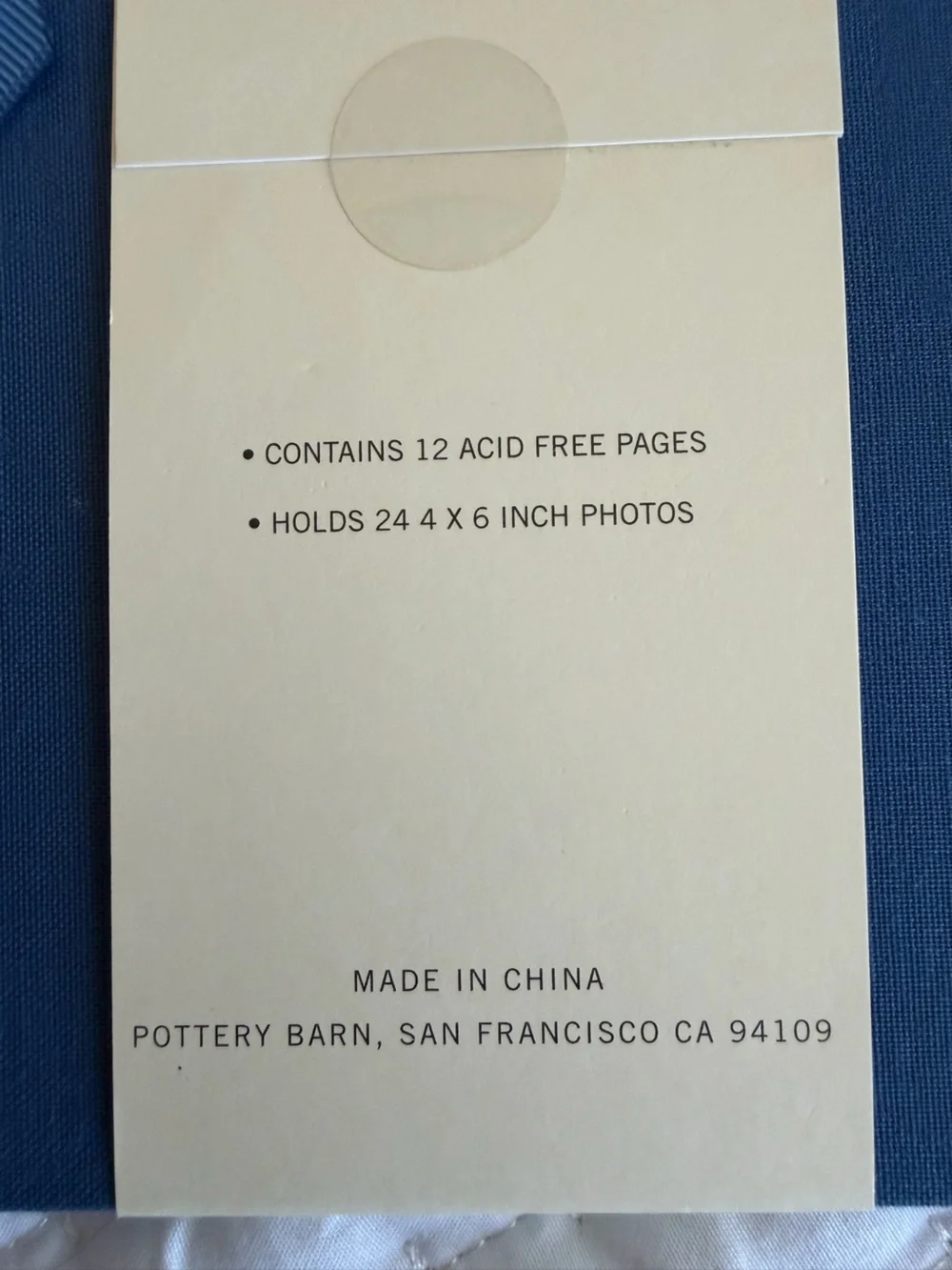 2 Pottery Barn Mini Photo Albums Guest Books/Journals NWT